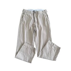 Polo by Ralph Lauren Mens Khaki Chino Pants Size 35x32 Casual Classic‎